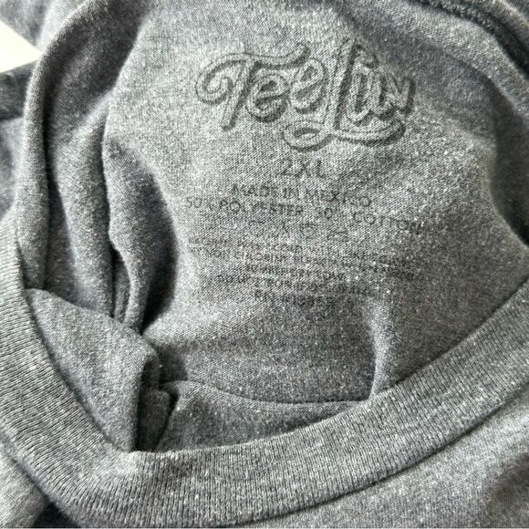 Wimpy Big Buns Cannot Lie Grey Graphic Burger Tee Shirt Sz 2XL - Picture 5 of 5